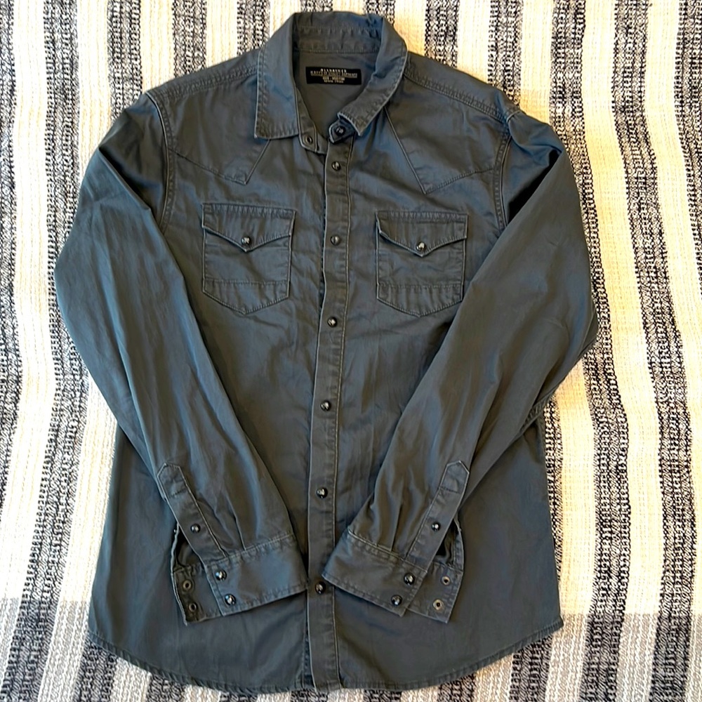 ALL SAINTS Gray Shirt
